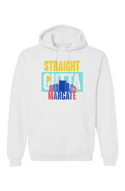 STRAIGHT OUTTA MARGATE Custom White Unisex Hoodie